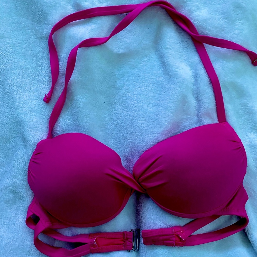 Bright Pink Bikini Top